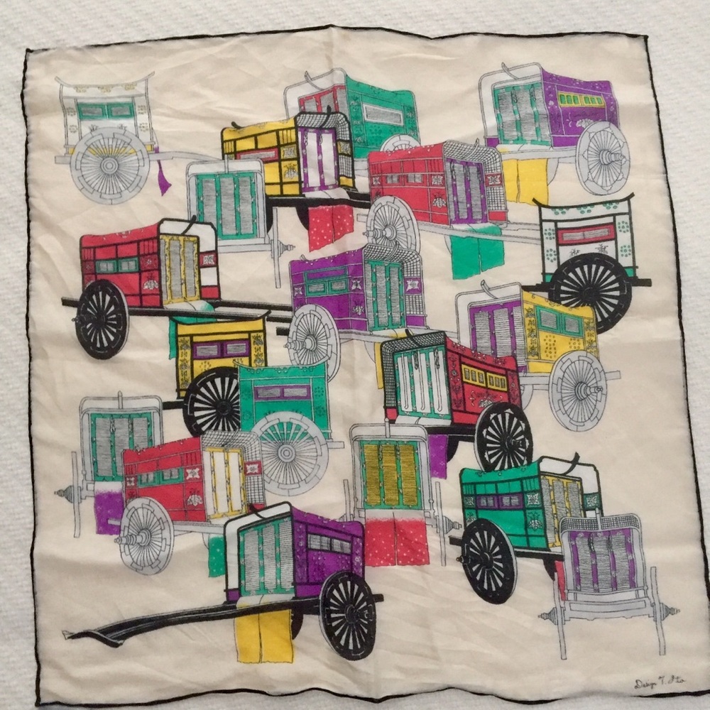 Japan Sheer Silk Exhibition Scarf